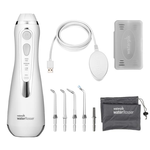 White Cordless Advanced 2.0 Water Flosser – White (WP-580) - Image 8