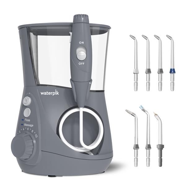 Modern Gray Aquarius™ Water Flosser – Gray (WP-667) - Image 7