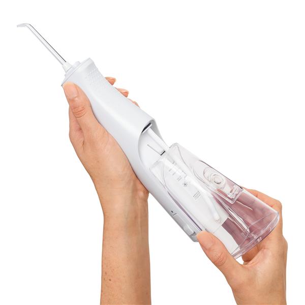 White Cordless Pulse 3100 Water Flosser – White (WF-20CD010) - Image 13