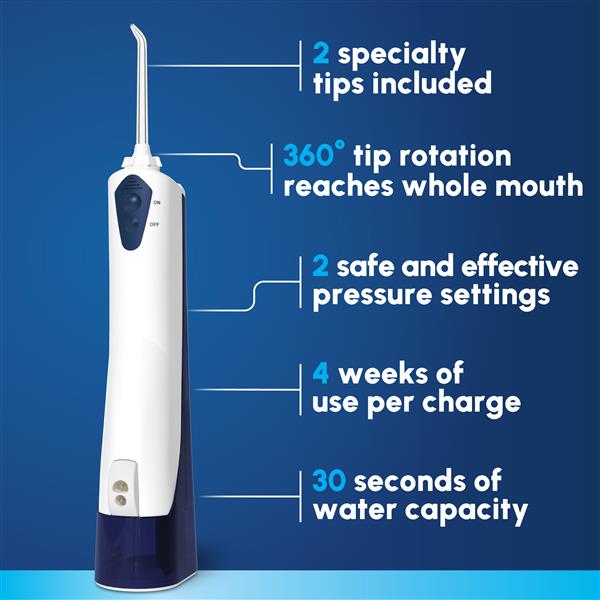 Cordless Water Flosser – White (WP-360) - Image 3
