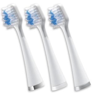 Waterpik™ Triple Sonic Replacement Brush Heads – White – White (STRB-3WW)