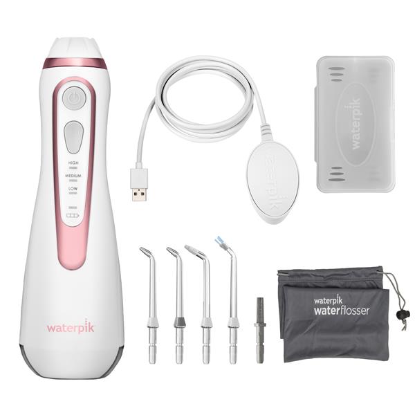 Rose Gold Cordless Advanced 2.0 Water Flosser – Rose Gold (WP-589) - Image 7