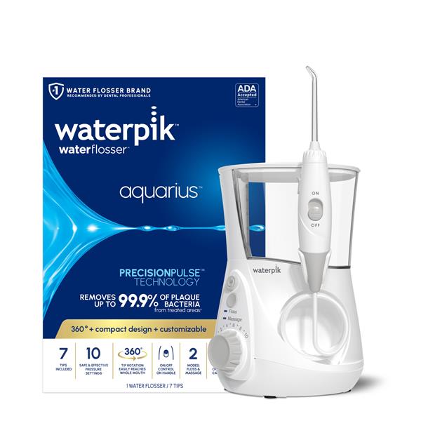 White Aquarius™ Water Flosser – White (WP-660) - Image 2