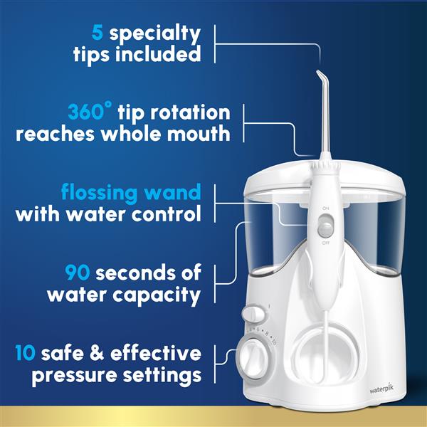 White Ultra Water Flosser – White (WF-100) - Image 3