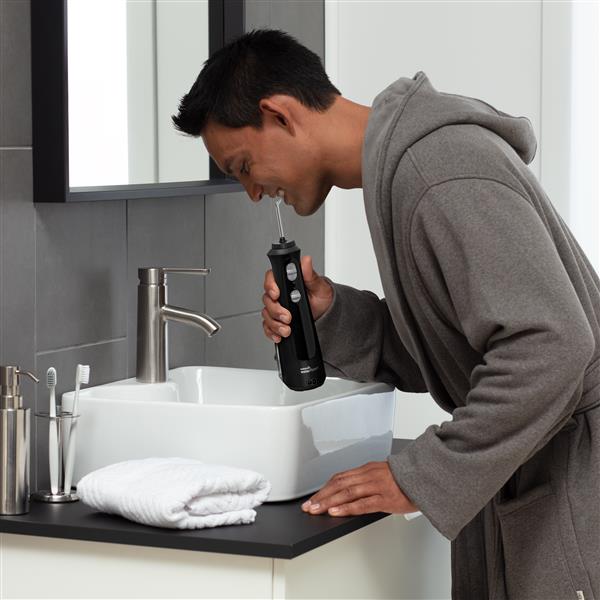 Black Cordless Pearl Water Flosser – Black (WF-13CD012) - Image 4