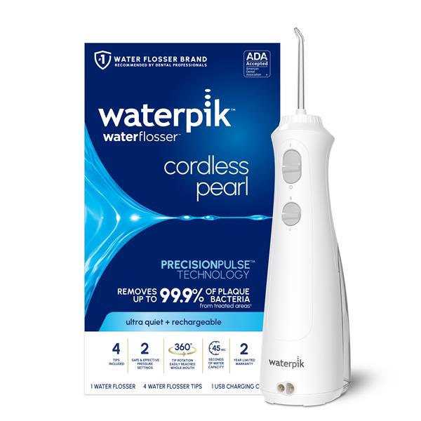 White Cordless Pearl Water Flosser – White (WF-13CD010) - Image 2