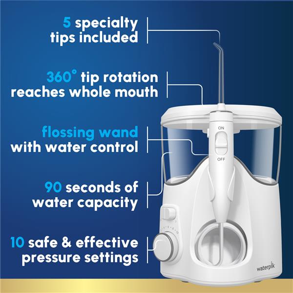White Ultra Plus Water Flosser – White (WF-150) - Image 2