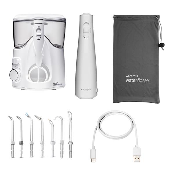Ultra Plus and Cordless Enhance 3000 Water Flosser Combo – White (WF-150-WF-21) - Image 14