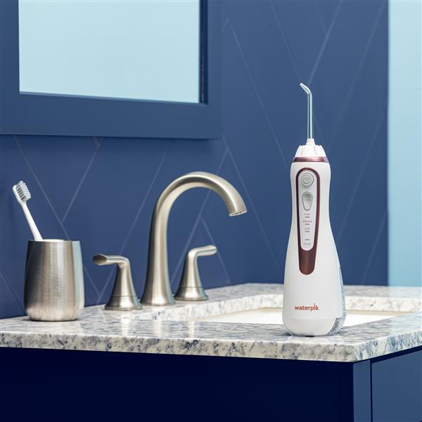 Rose Gold Cordless Advanced 2.0 Water Flosser – Rose Gold (WP-589) - Image 6